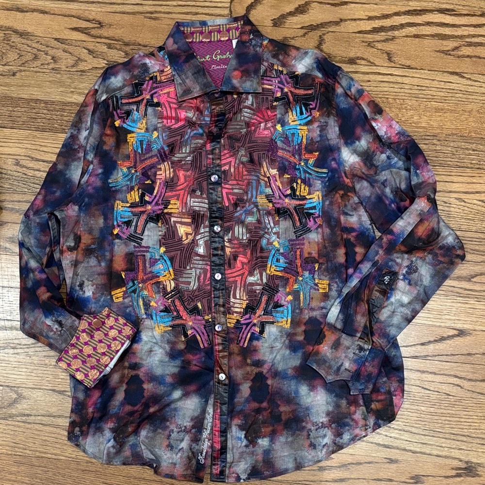 Robert Graham Limited Edition Braveheart Button-Up Shirt XL